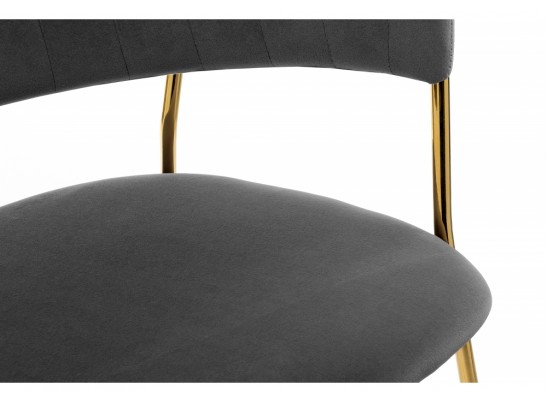 Стул на металлокаркасе Kamelia зеленый / золото в Набережных Челнах