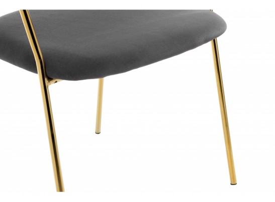 Стул на металлокаркасе Kamelia зеленый / золото в Набережных Челнах