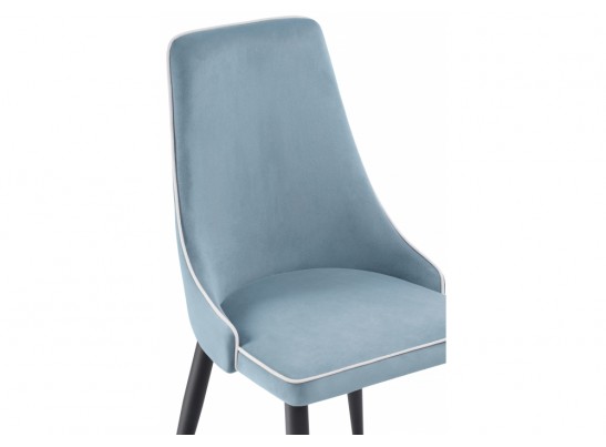 Стул на металлокаркасе Kora 1 light blue / white / black в Набережных Челнах