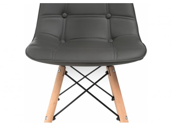 Деревянный стул Kvadro серый в Набережных Челнах