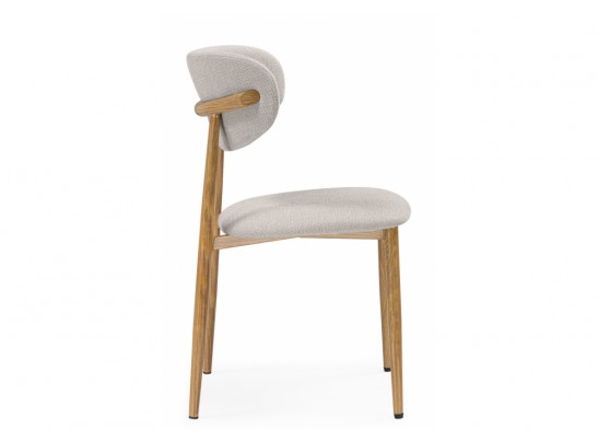 Стул на металлокаркасе Lisbon бежевый / цвет дерева в Набережных Челнах