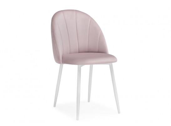 Стул на металлокаркасе Логан розовый / белый в Набережных Челнах
