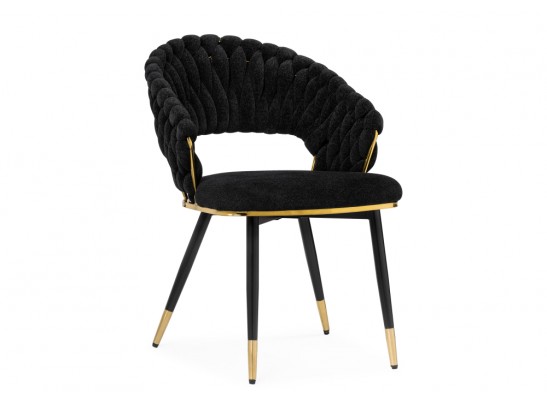 Стул на металлокаркасе Rakel black / gold в Набережных Челнах