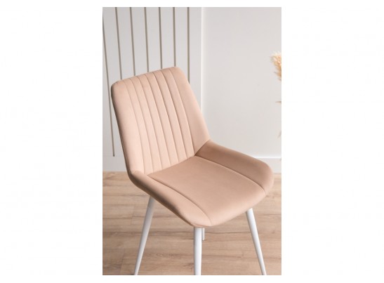 Стул на металлокаркасе Седа 360 бежевый (zd 210) / белый в Набережных Челнах