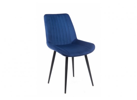 Стул на металлокаркасе Седа 360 синий (zd 798) / черный в Набережных Челнах