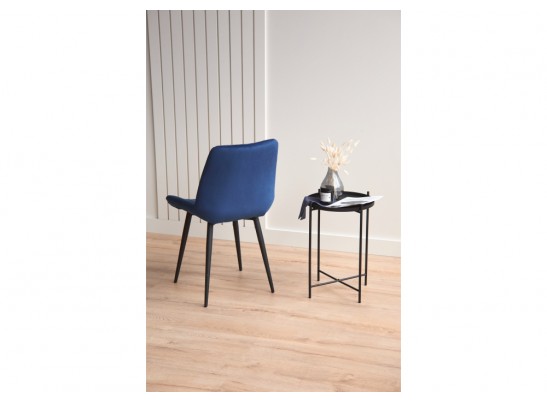 Стул на металлокаркасе Седа 360 синий (zd 798) / черный в Набережных Челнах