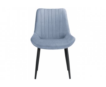Стул на металлокаркасе Seda light blue