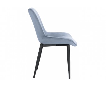 Стул на металлокаркасе Seda light blue