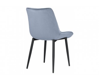 Стул на металлокаркасе Seda light blue