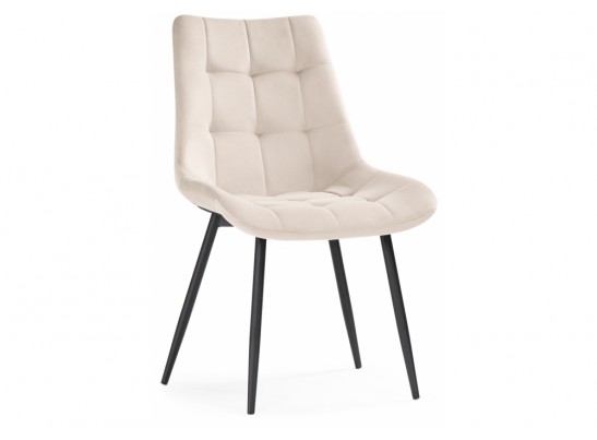 Стул на металлокаркасе Sidra beige / black в Набережных Челнах