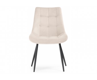 Стул на металлокаркасе Sidra beige / black