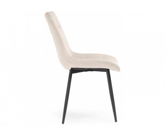 Стул на металлокаркасе Sidra beige / black