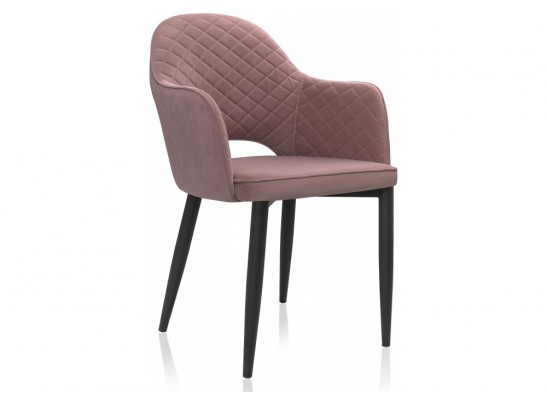 Стул на металлокаркасе Vener light purple / black в Набережных Челнах