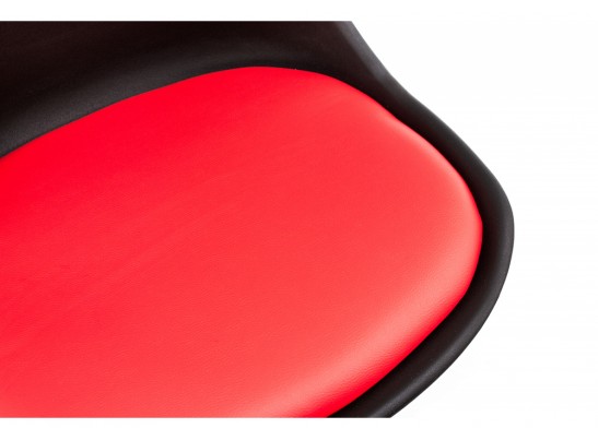 Стул Tulip черный / красный в Набережных Челнах