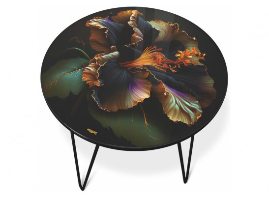 Журнальный стол Sheffilton SHT-CT27 ночной цветок / черный муар в Набережных Челнах