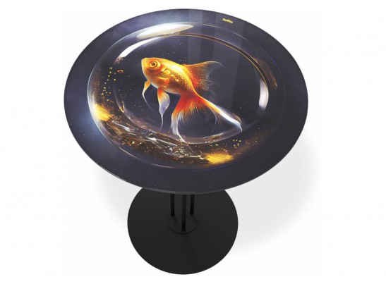 Журнальный столик SHT-CT55/H43 лунная ночь / черный муар в Набережных Челнах