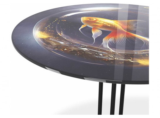 Журнальный столик SHT-CT55/H43 лунная ночь / черный муар в Набережных Челнах