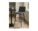 Полубарный стул Симпл темно-серый / черный в Набережных Челнах