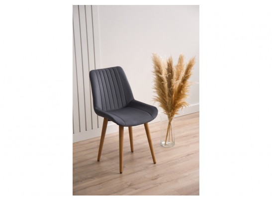 Деревянный стул Седа темно-серый (zd 995) / светлое дерево в Набережных Челнах