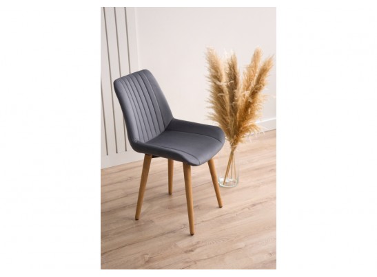 Деревянный стул Седа темно-серый (zd 995) / светлое дерево в Набережных Челнах