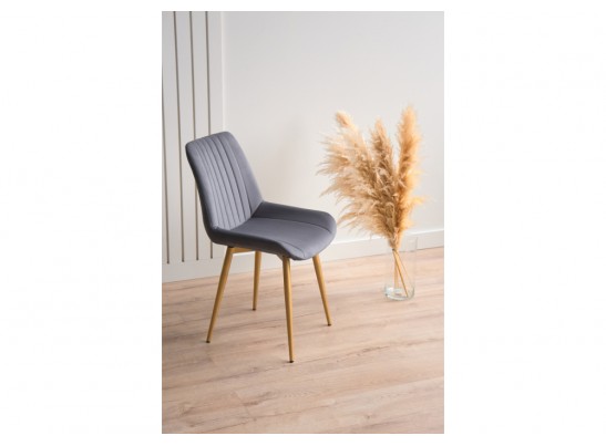 Стул на металлокаркасе Седа темно-серый (zd 995) / золотой в Набережных Челнах