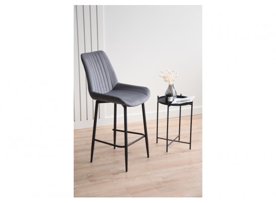 Полубарный стул Седа темно-серый (zd 995) / черный в Набережных Челнах