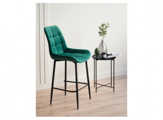 Полубарный стул Челси 360 зеленый (zd 667) / черный в Набережных Челнах