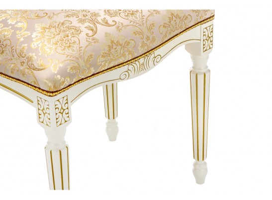 Банкетка Беттино патина золото / бежевый в Набережных Челнах