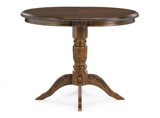 Деревянный стол Аллофан 100(130)х81х77 орех / орех в Набережных Челнах