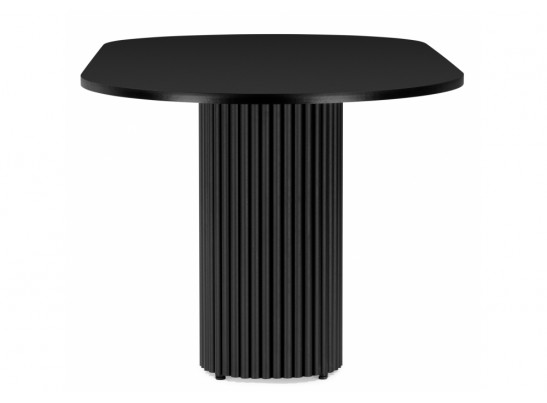 Деревянный стол Барон О 160 х 90 черная пленка шагрень / черный в Набережных Челнах