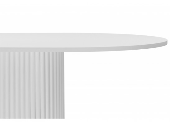 Деревянный стол Барон О 200 х 90 белая пленка шагрень / белый в Набережных Челнах