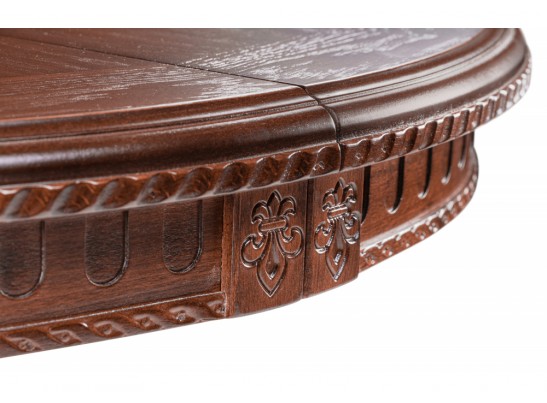 Деревянный стол Долерит круглый миланский орех в Набережных Челнах