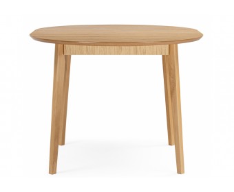 Деревянный стол Форли 100(130)x100 светлое дерево