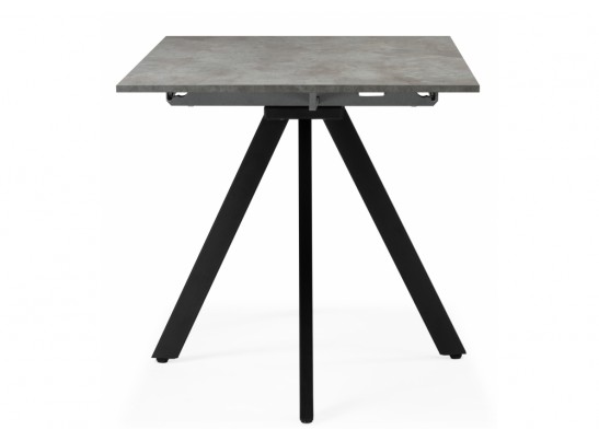 Деревянный стол Райн 116(160)x77 раздвижной цемент / черный в Набережных Челнах