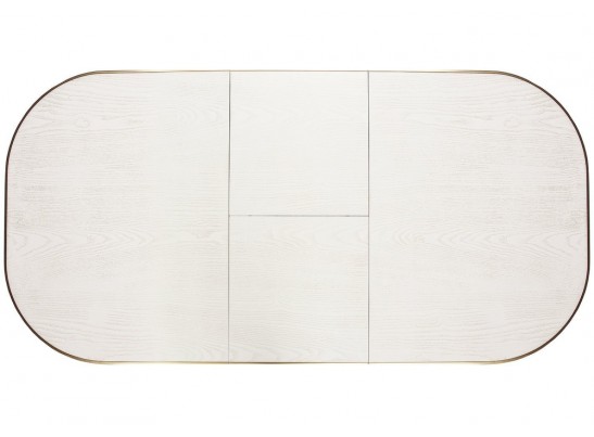 Деревянный стол Romeo 130(170)х85х75 молочный / патина золото в Набережных Челнах