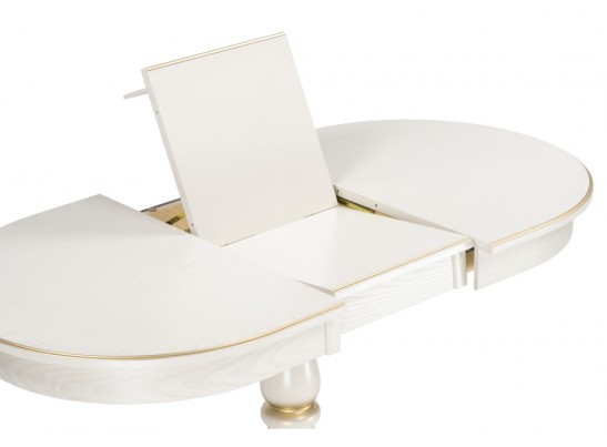 Деревянный стол Сайрус слоновая кость / золото в Набережных Челнах