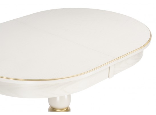 Деревянный стол Сайрус слоновая кость / золото в Набережных Челнах