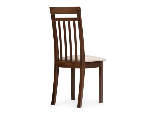 Деревянный стул Лорнис сливочный раф / темный орех в Набережных Челнах