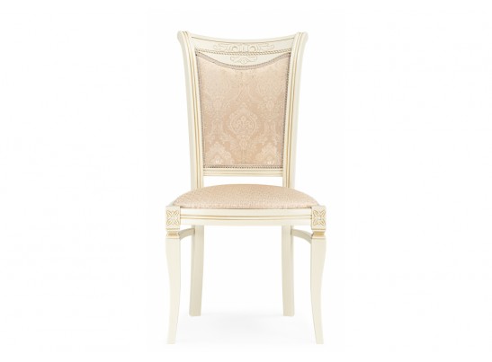 Деревянный стул Mariano линур блекл комби / слоновая кость