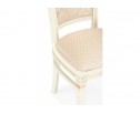 Деревянный стул Mariano линур блекл комби / слоновая кость