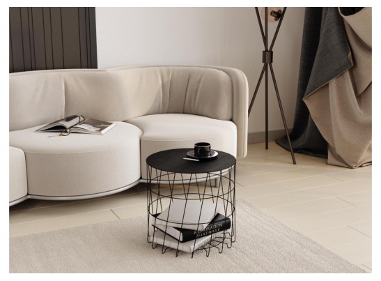 Журнальный столик Sheffilton SHT-CT41 сонора / черный муар в Набережных Челнах