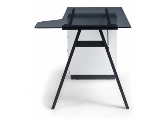 Компьютерный стол Torvi white / black в Набережных Челнах