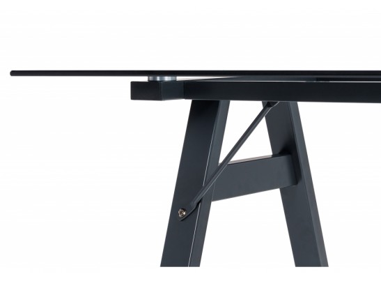 Компьютерный стол Torvi white / black в Набережных Челнах