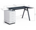 Компьютерный стол Torvi white / black в Набережных Челнах
