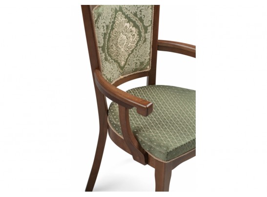 Кресло Холгри ткань soprano nefrit / ромб / миланский орех в Набережных Челнах