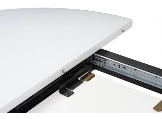 Обеденная группа Нерсу белый / серый / черный глянец в Набережных Челнах