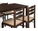 Обеденная группа Starter (стол и 4 стула) oak / beige в Набережных Челнах