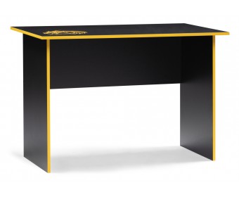 Письменный стол Эрмтрауд 110х60х75 черный / желтый