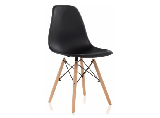 Пластиковый стул Eames PC-015 черный в Набережных Челнах