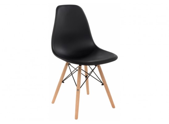 Пластиковый стул Eames PC-015 черный в Набережных Челнах